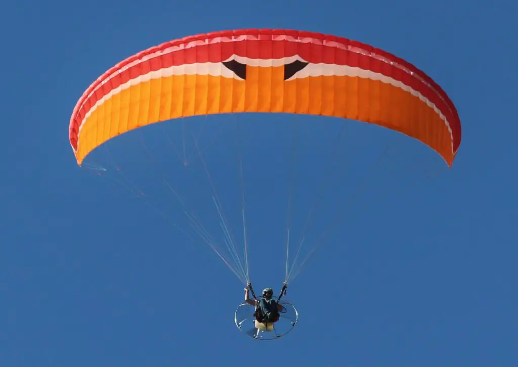 Motor paragliding