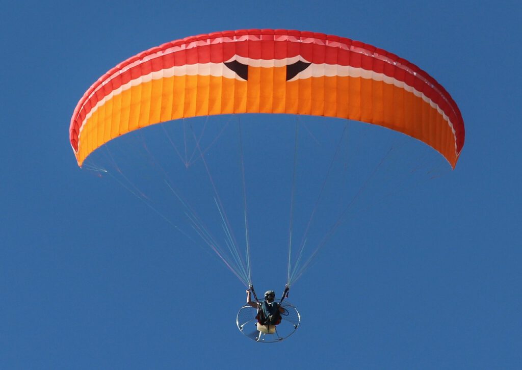 Motor paragliding