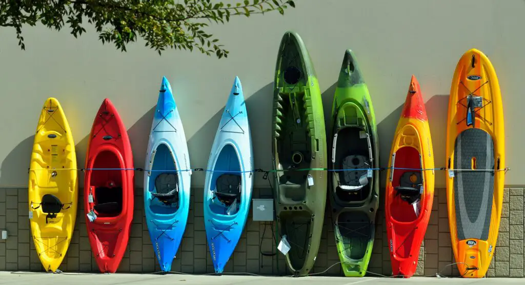 colorful Kayaks