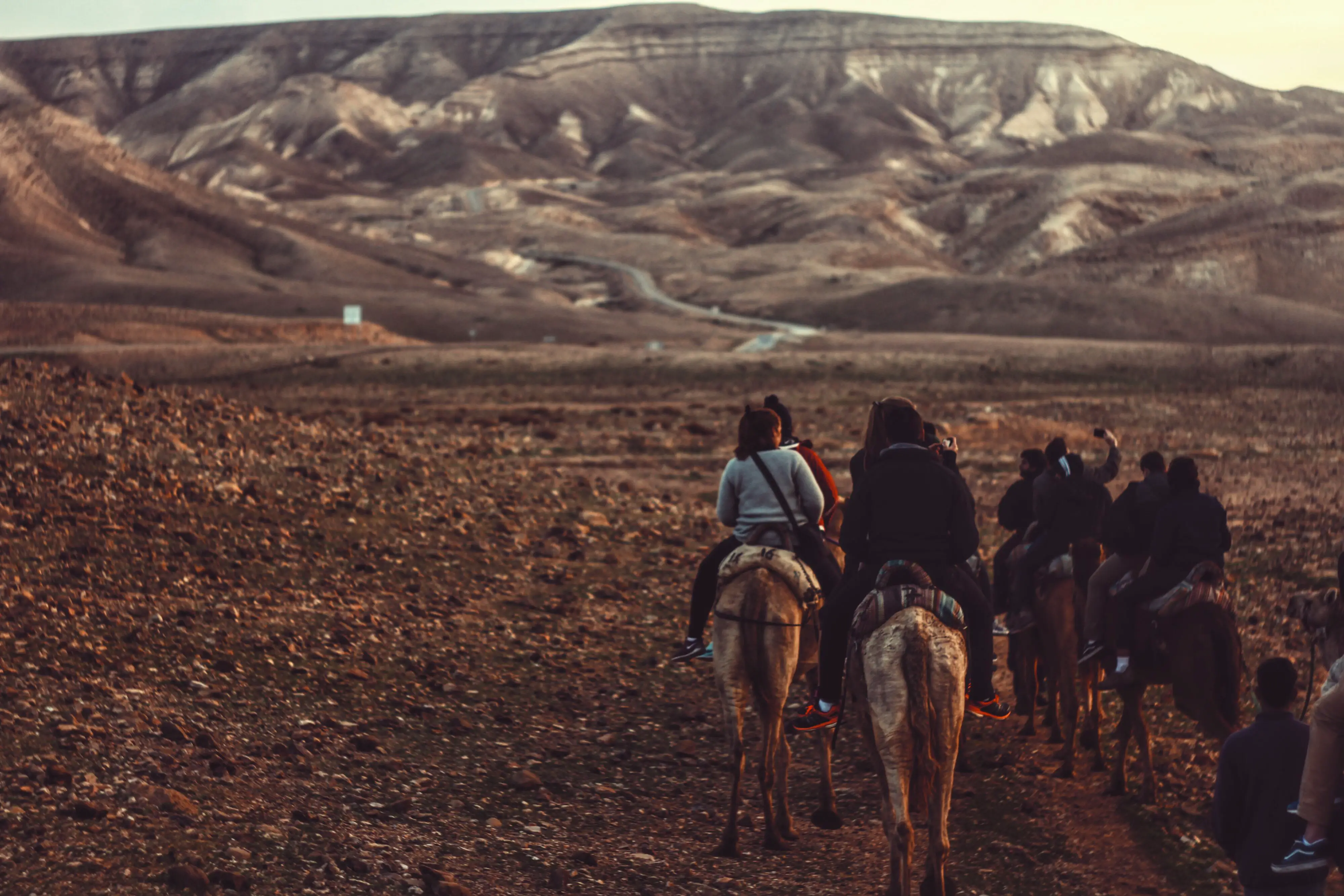 Desert on horseback
