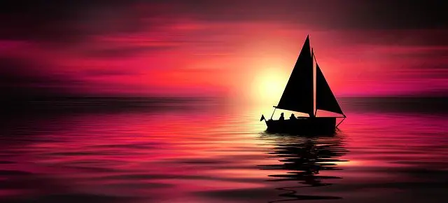 Top Sailing - sunset