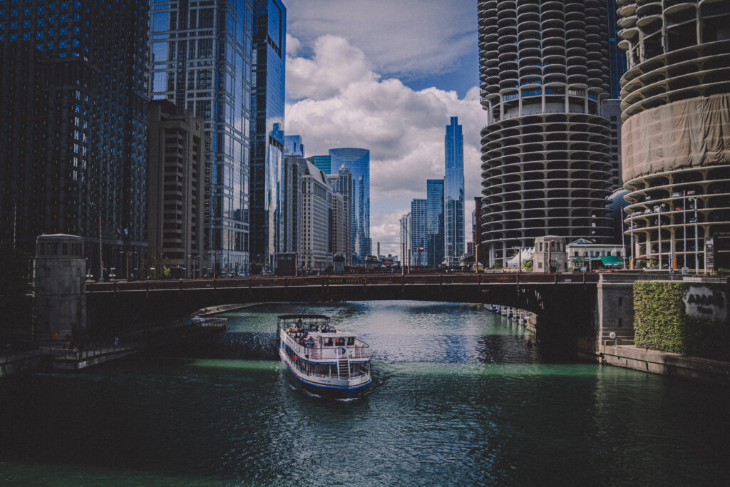 Kayaking in Chicago River