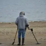 Metal detecting for a lost fortune?