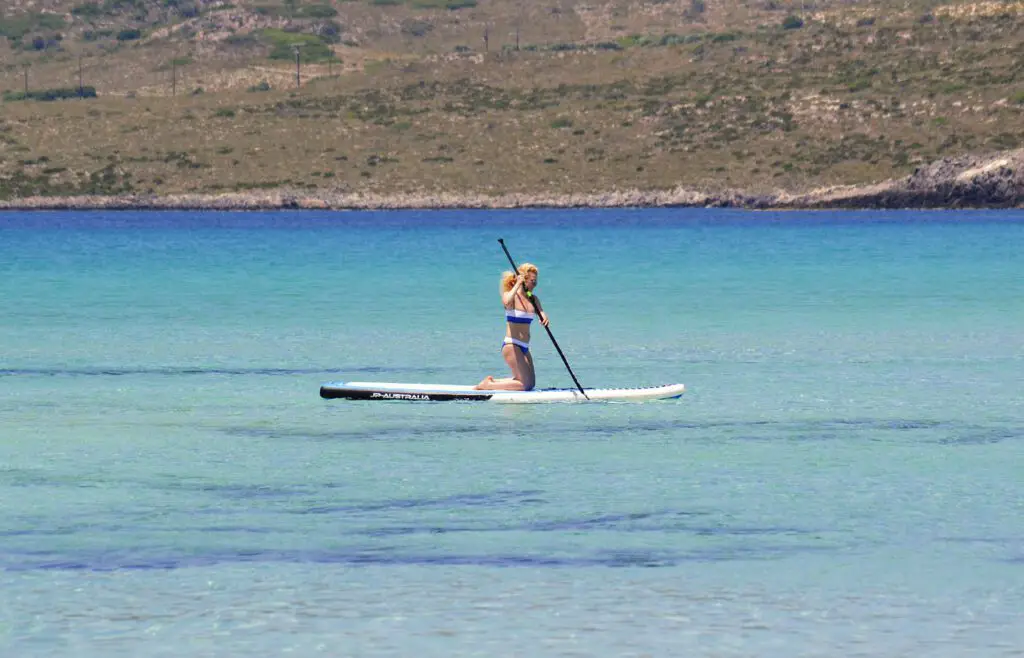 stand up paddle board, water sports, woman