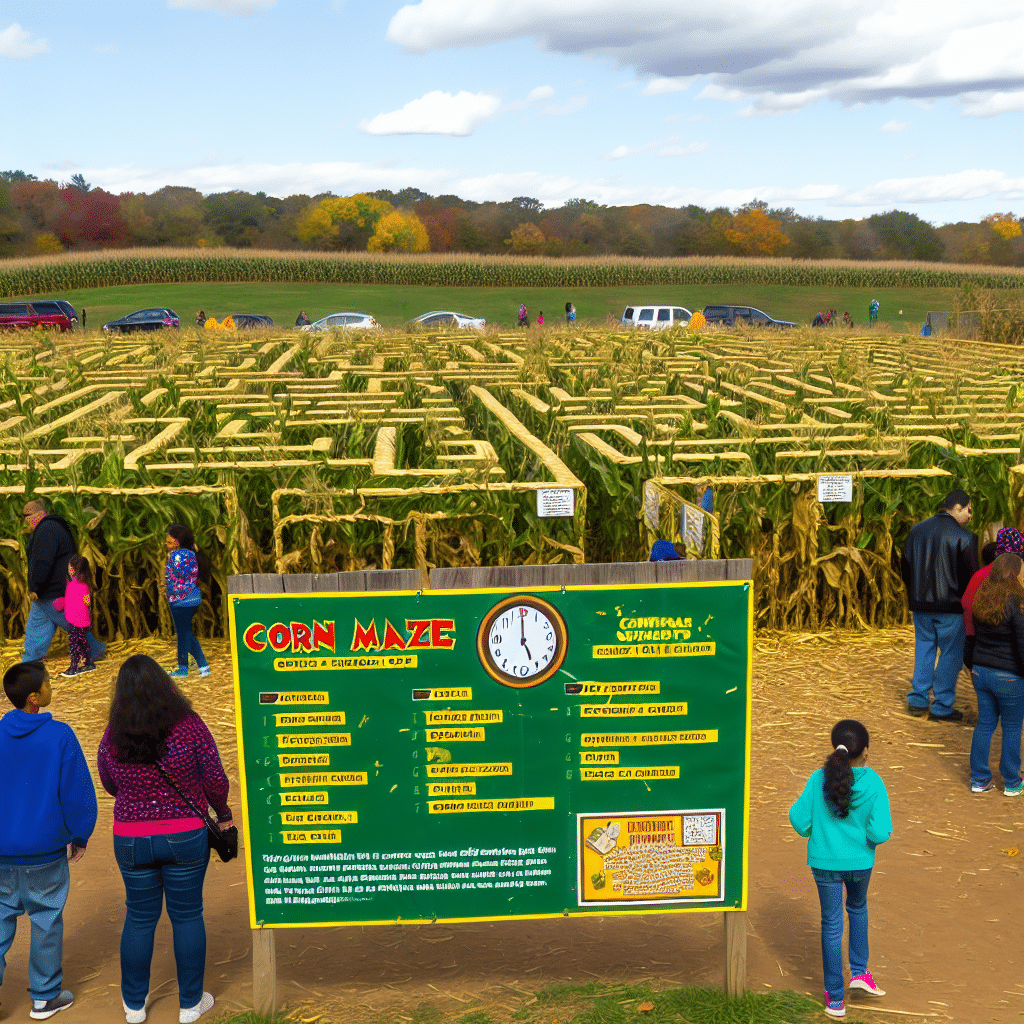 A Trip through the Labyrinth: Savoring the Lyman Orchards Corn Maze Experience