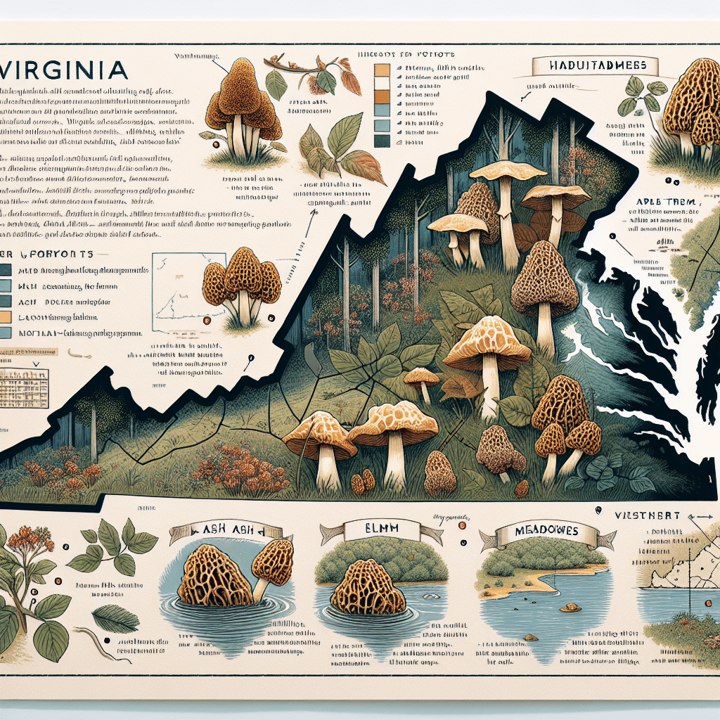 Mapping Your Path to Adventure: A Morel Mushroom Hunting Map for Virginia