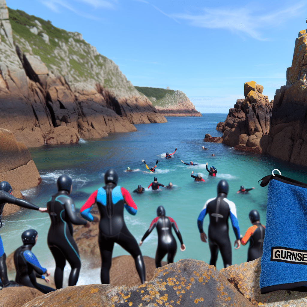 Coasteering in Guernsey: An Adventure with a Twist of Towel