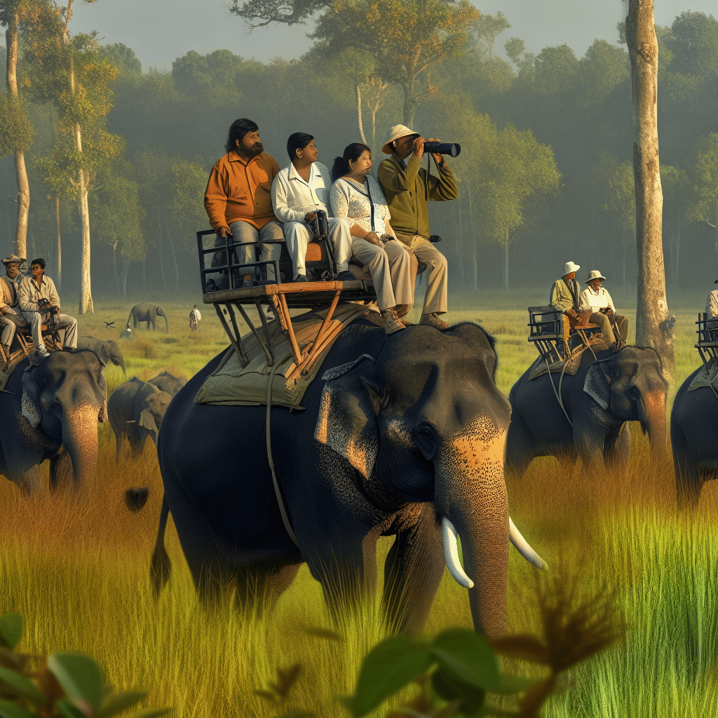 Experience the Wild: Kaziranga National Park Elephant Safari Package