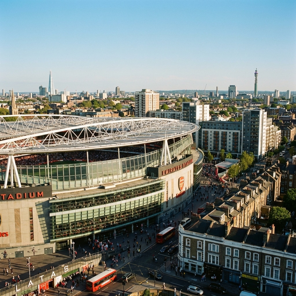 Emirates Stadium in London