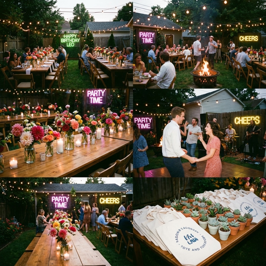 How to decorate for an outdoor birthday party