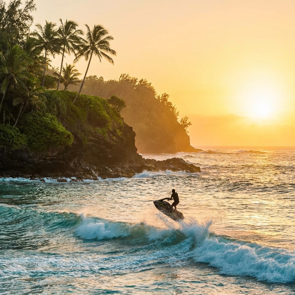 Jetskiing In Maui