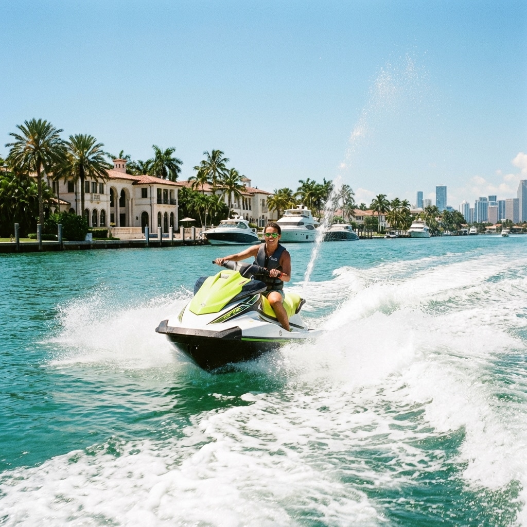 Jetskiing In Miami