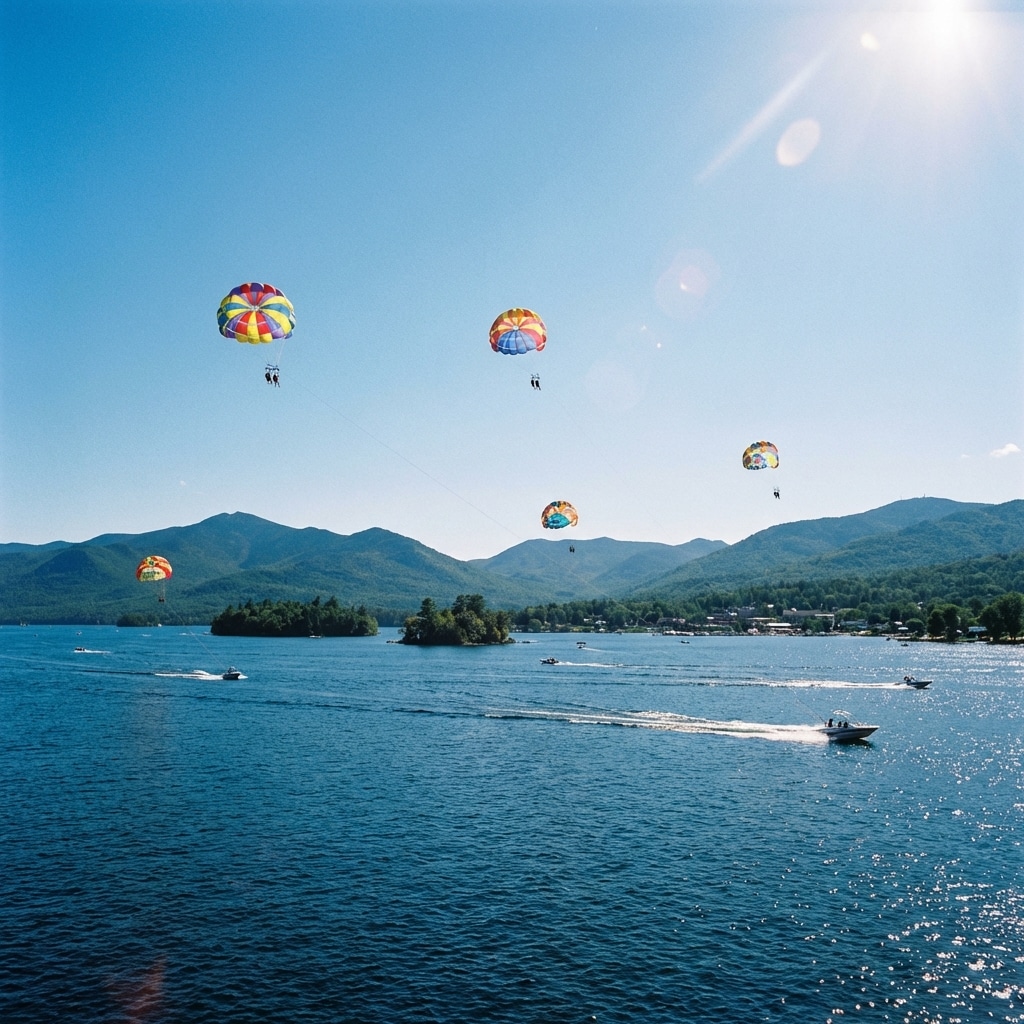 Lake George parasailing