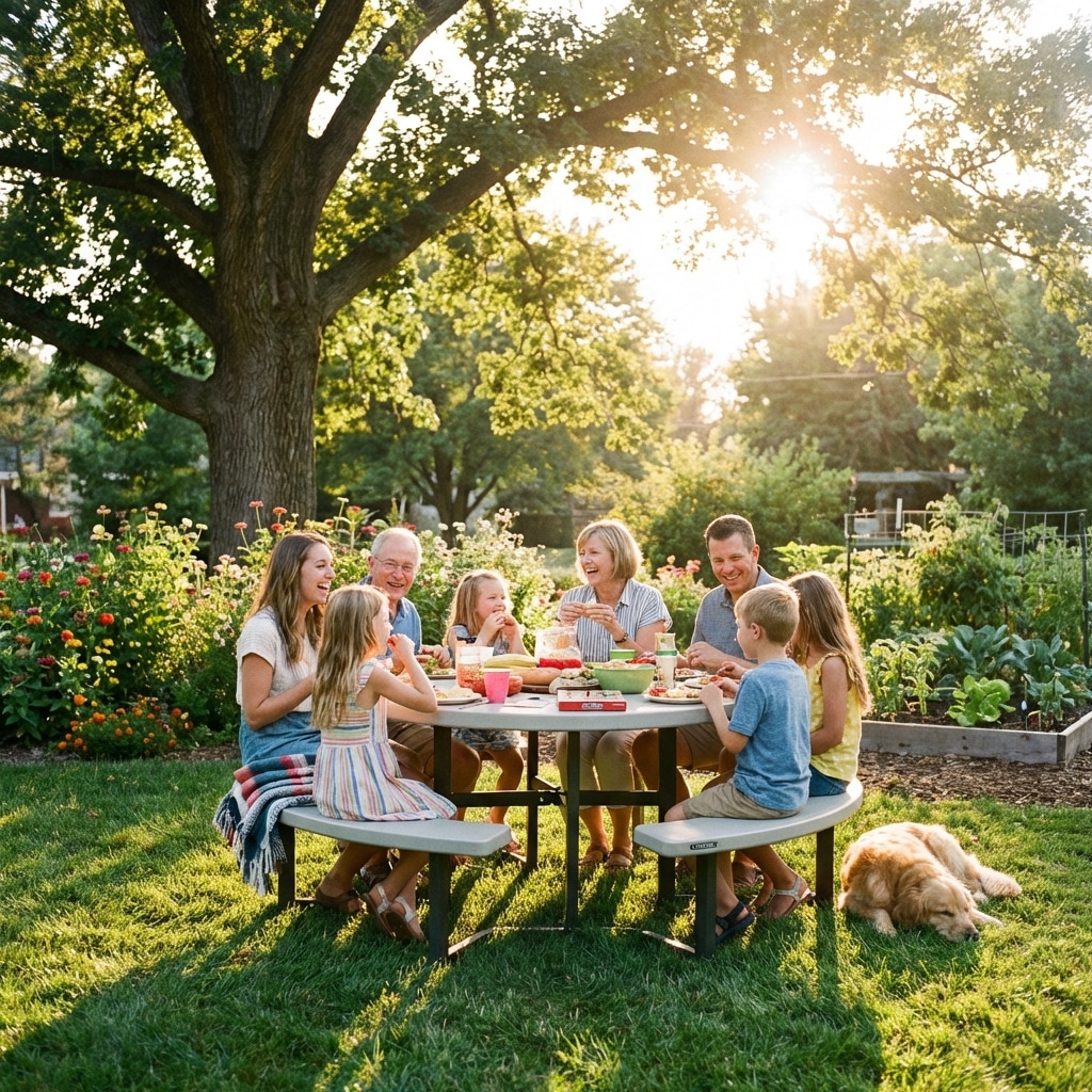Enjoy The Outdoors With A Lifetime Picnic Table