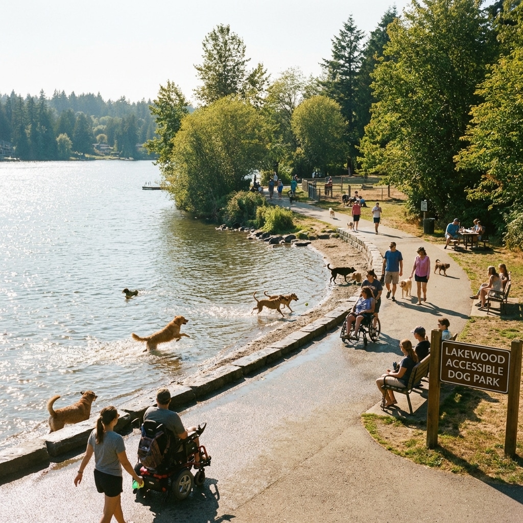 Magnuson off leash dog park