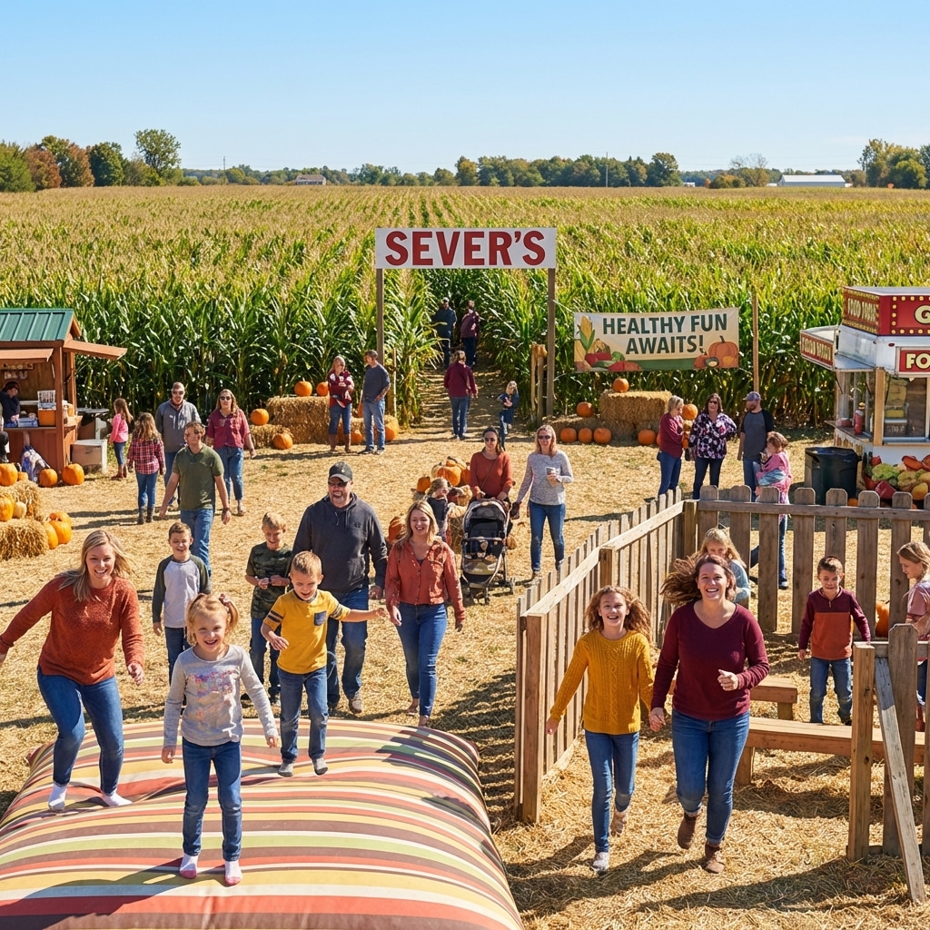 Unwind At Sever’s Corn Maze Fall Festival