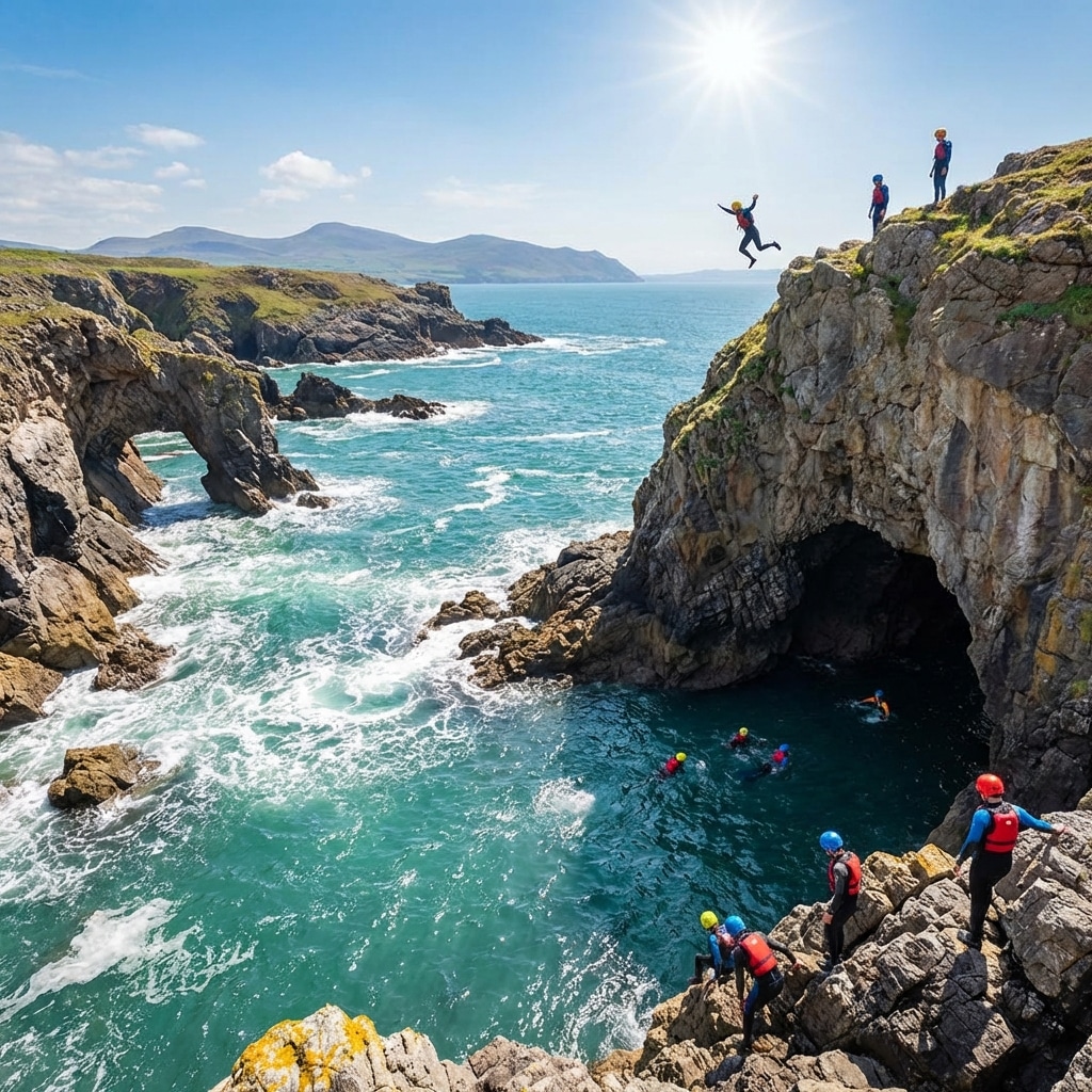 Thrilling Adventure: Coasteering Near Cardiff