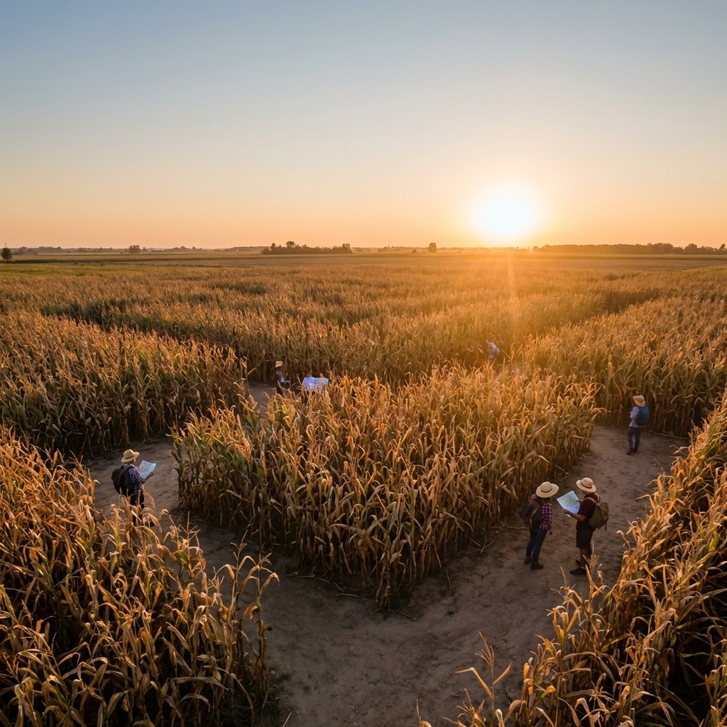 An Exciting Adventure in the Dixon Corn Maze: The Largest Corn Maze in the World
