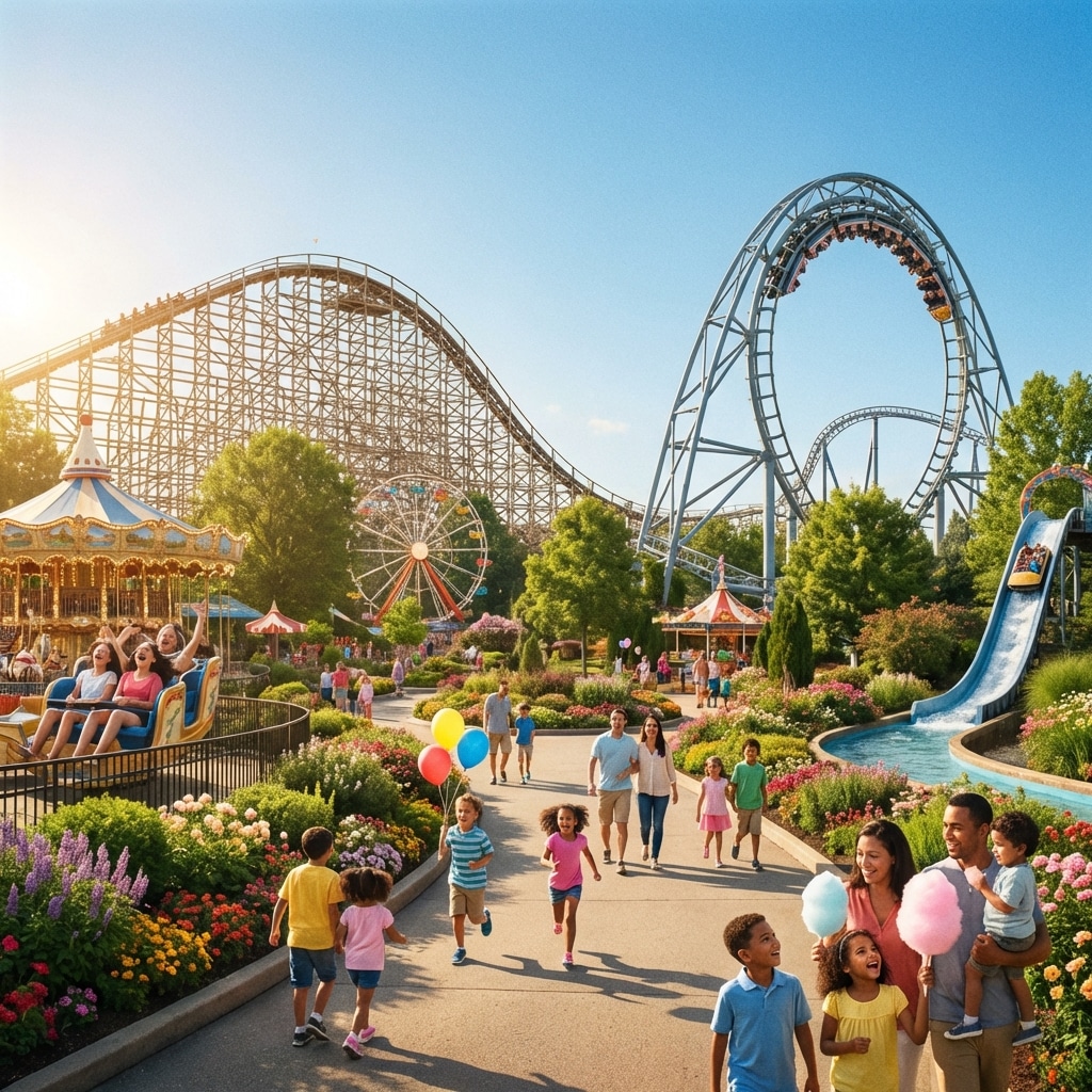 Enjoying a Family Day Out at the Kingdom Amusement Park