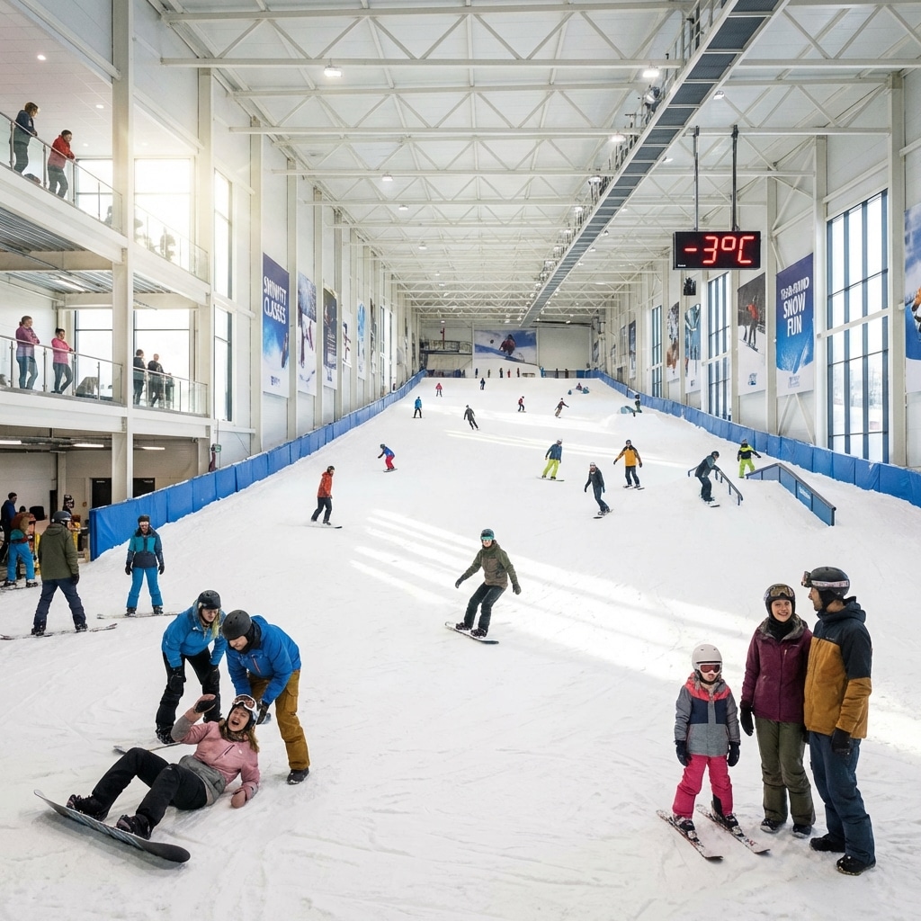 The Thrill of Indoor Snowboarding: Riding the Slopes All Year Round
