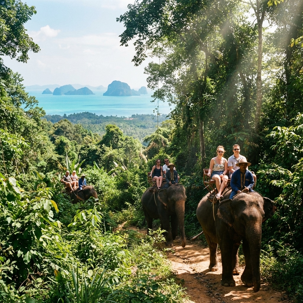The Thrilling Experience at Kok Chang Safari Elephant Trekking