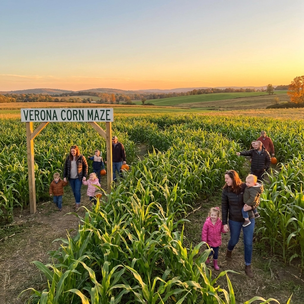 An Awe-Inspiring Corn Maze Adventure Awaits at Verona, Wisconsin