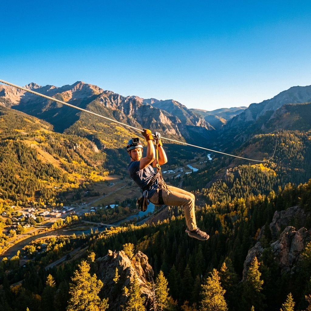 Soaring through the Skies: Experiencing the Thrill of Zip Line Adventures in Colorado