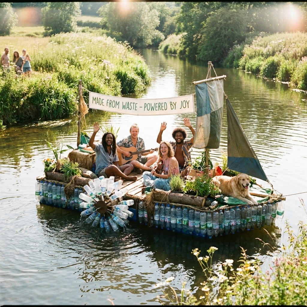 Mastering the Art of Building a Raft out of Water Bottles