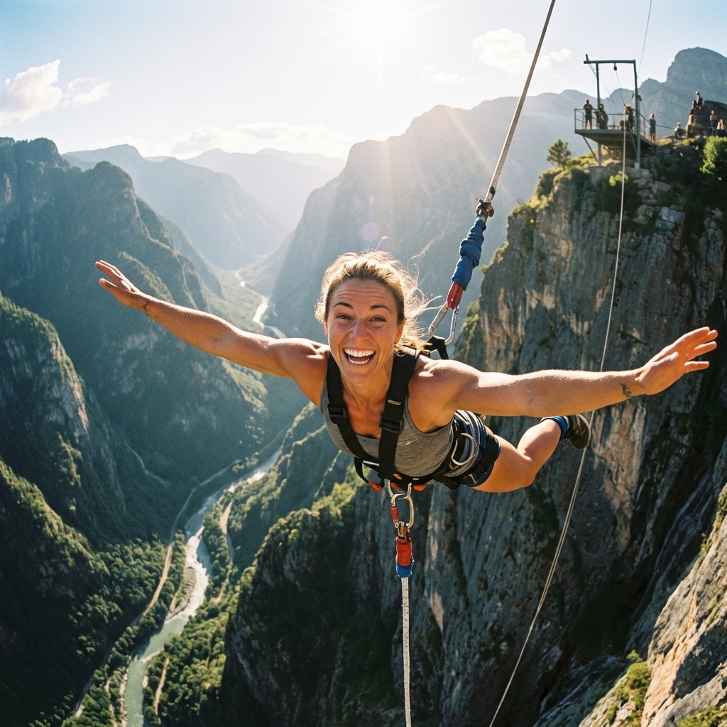 An Adrenaline-Rush Experience: The Thrill of Bungee Swing