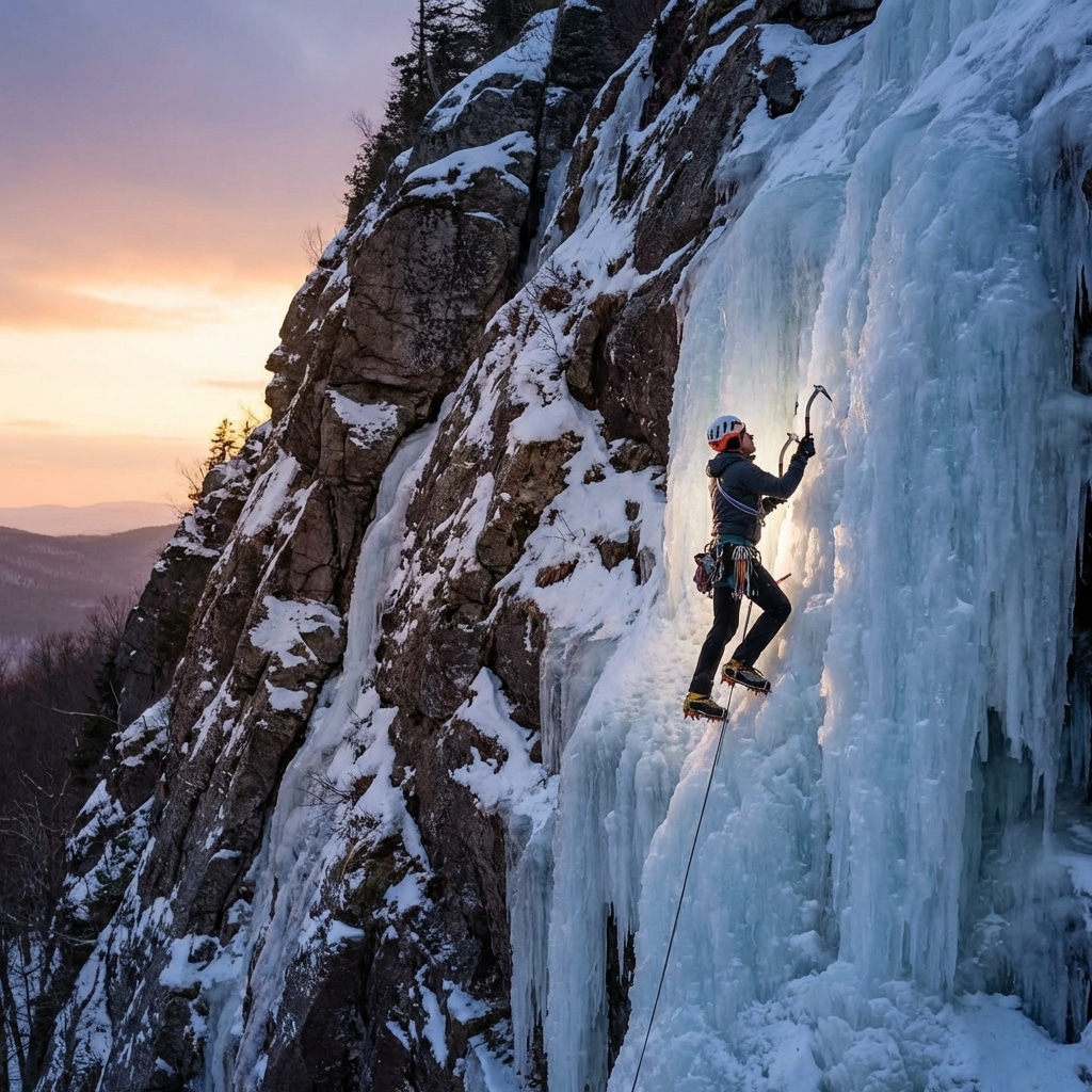 Embracing the Frigid Adventure: Ice Climbing in the Catskills