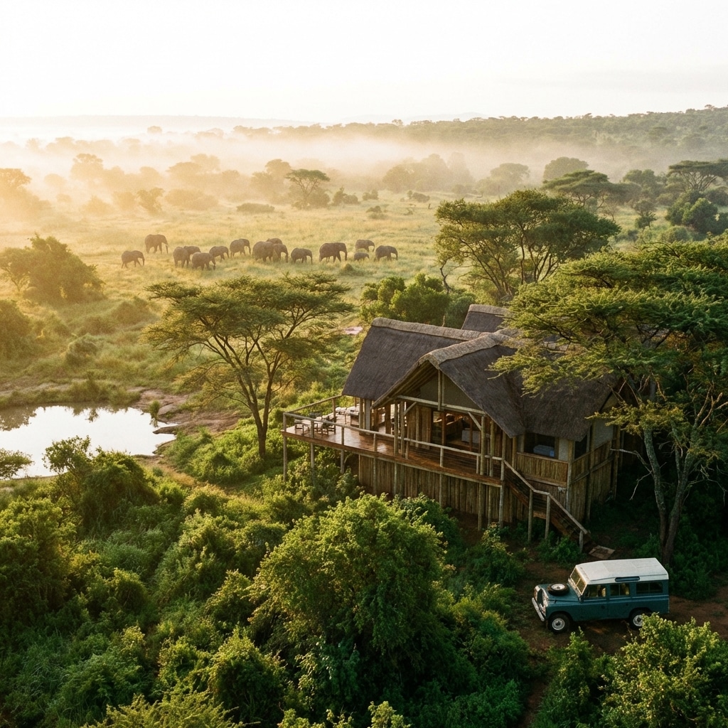 Experience the Adventure at an Elephant Safari Park and Lodge