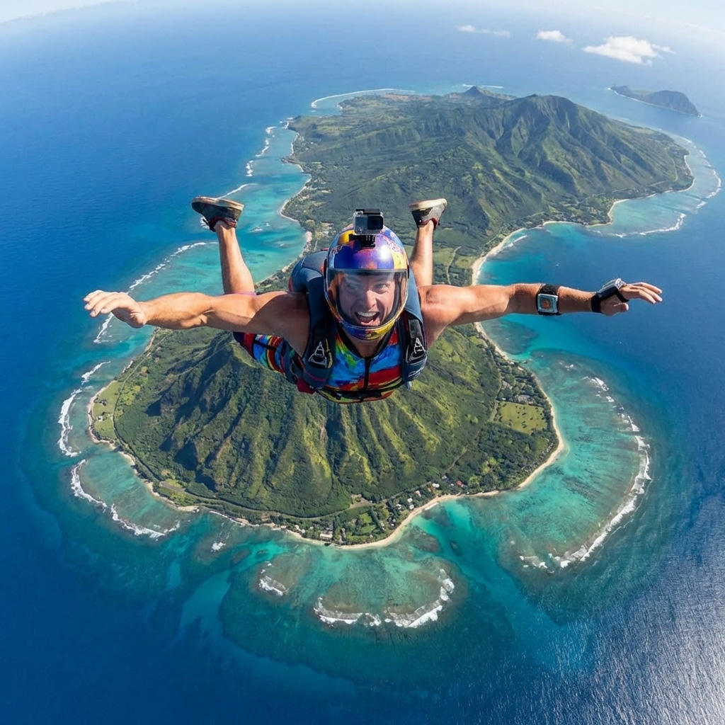 An Exhilarating Adventure: Skydiving in Hawaii
