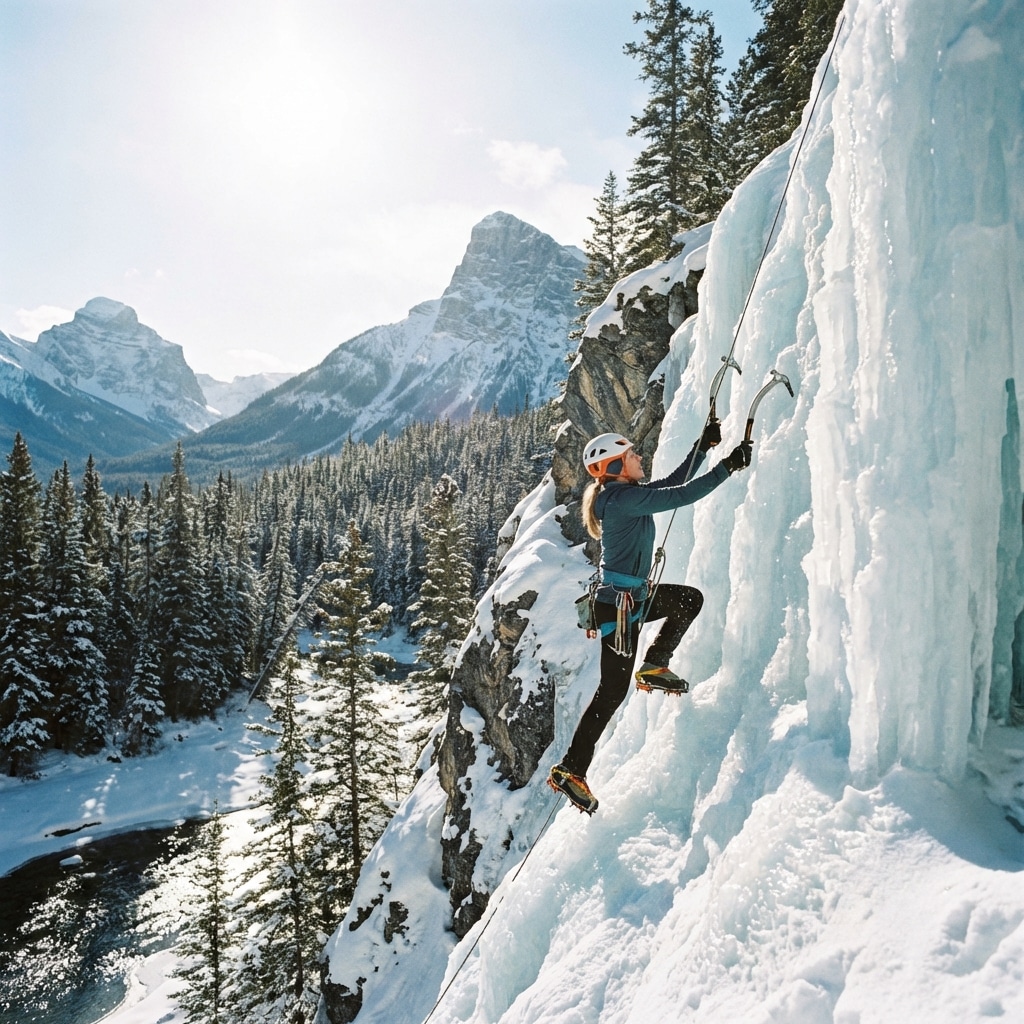 Embrace Winter: Ice Climbing in Banff