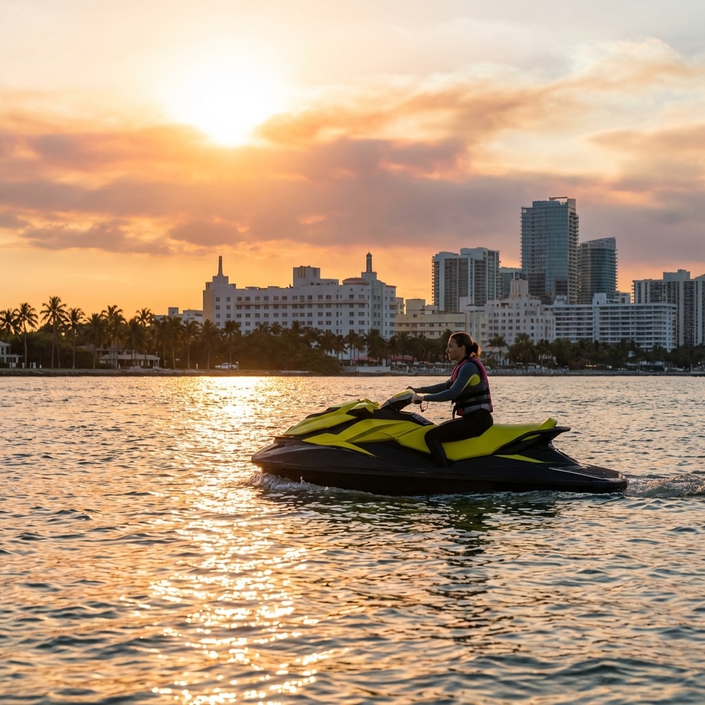 Thrill Your Senses: Jetskiing on Miami Beach