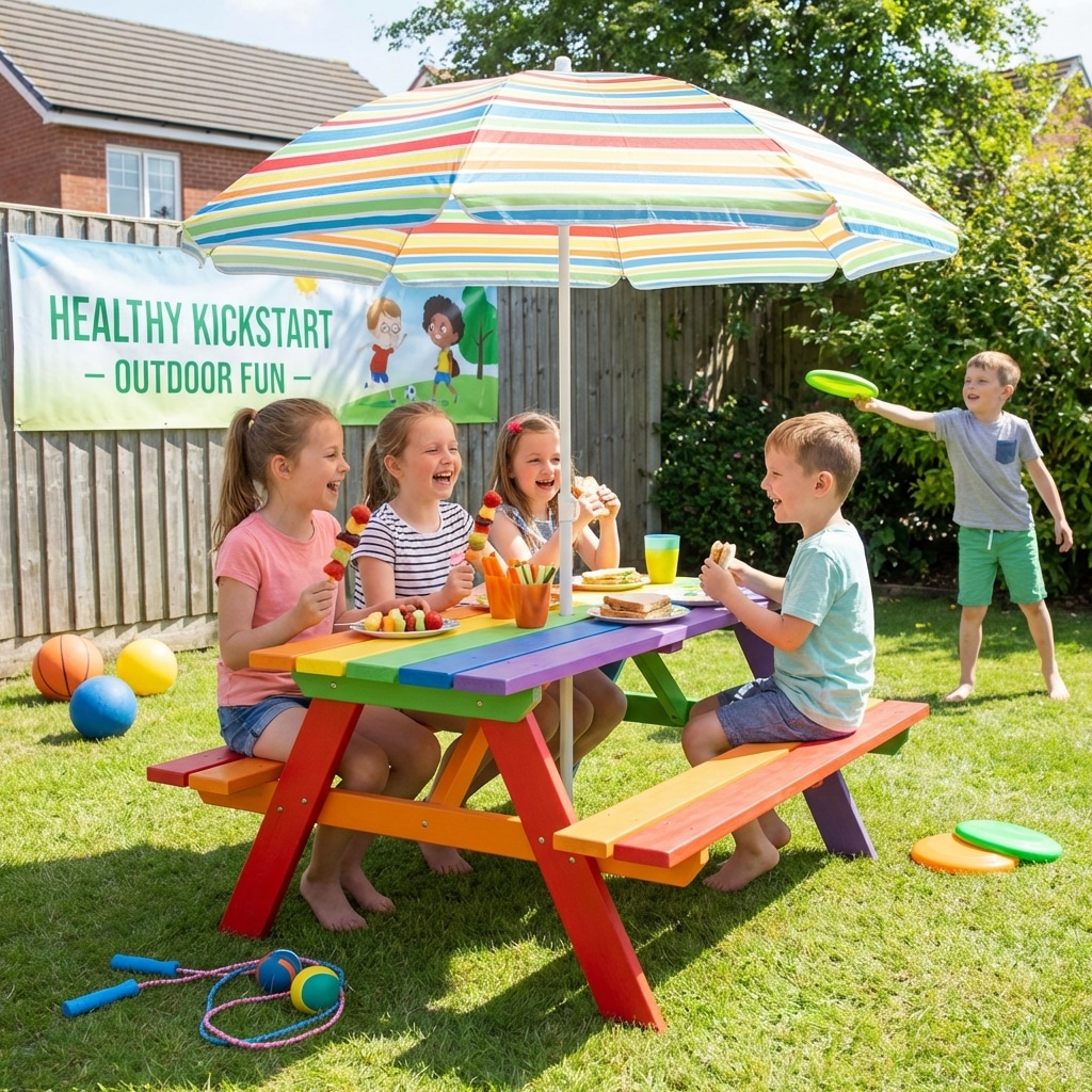 A Comprehensive Guide to Kids Picnic Tables with Umbrellas