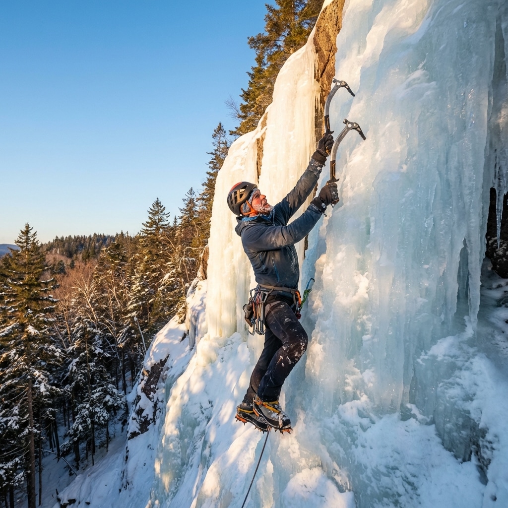 Frozen Peaks and Icy Challenges: Maine Ice Climbing