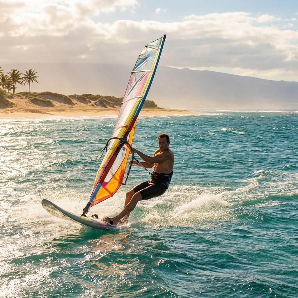 Thrills & Spills: Experience the Magic of North Beach Windsurfing!