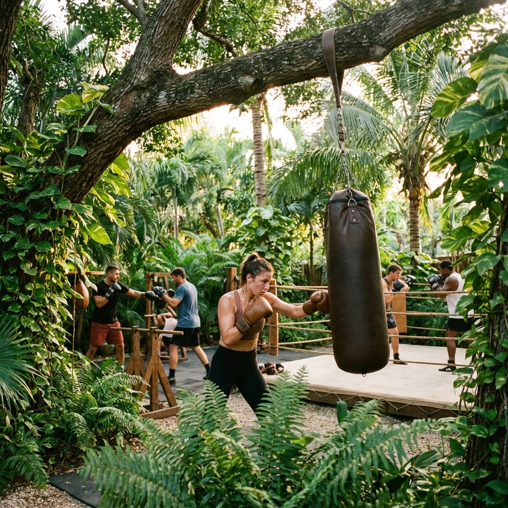 An Innovative Approach to Fitness: The Outdoor Boxing Gym