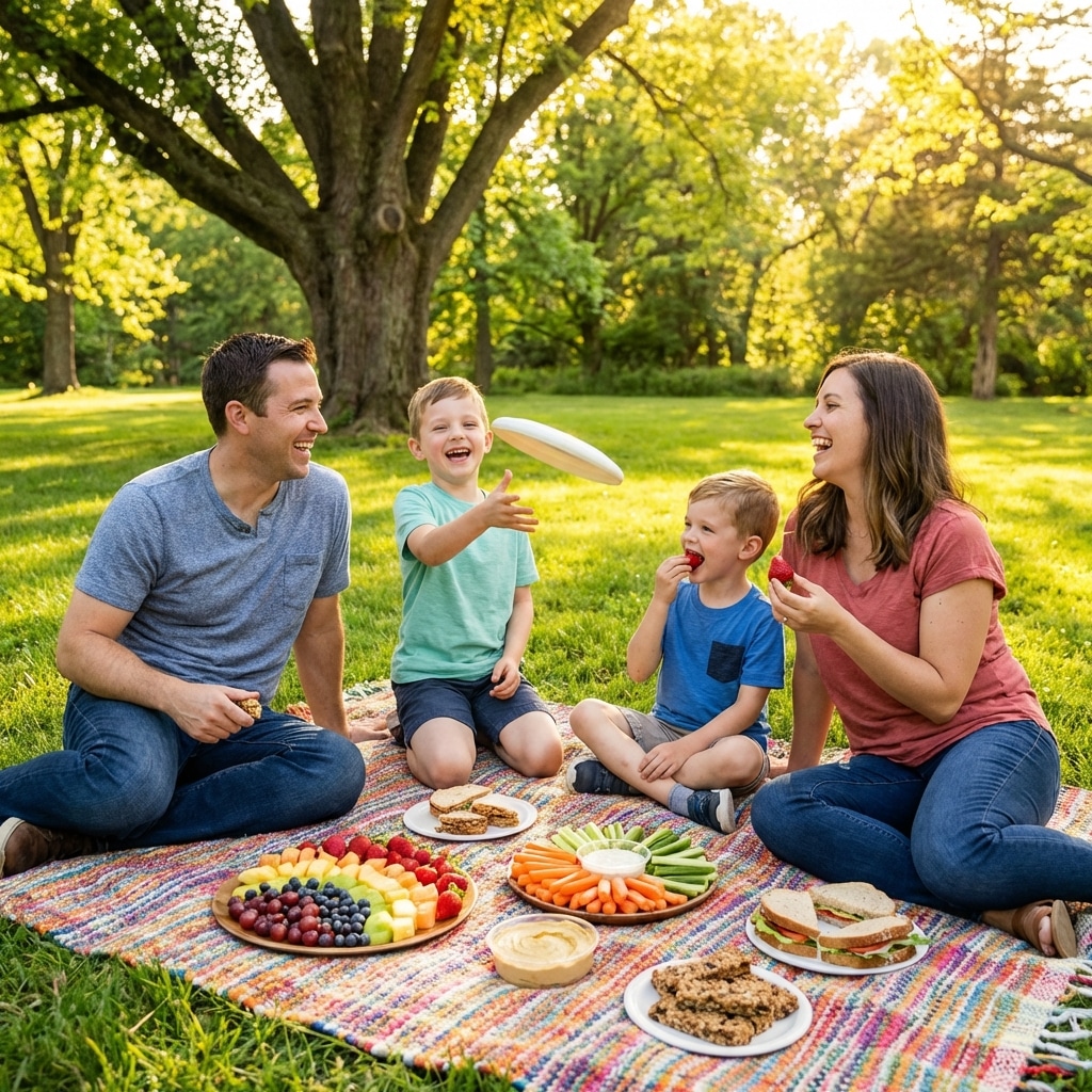 A Picnic Basket Loaded with Snacks: Making Outdoor Eating A Delight