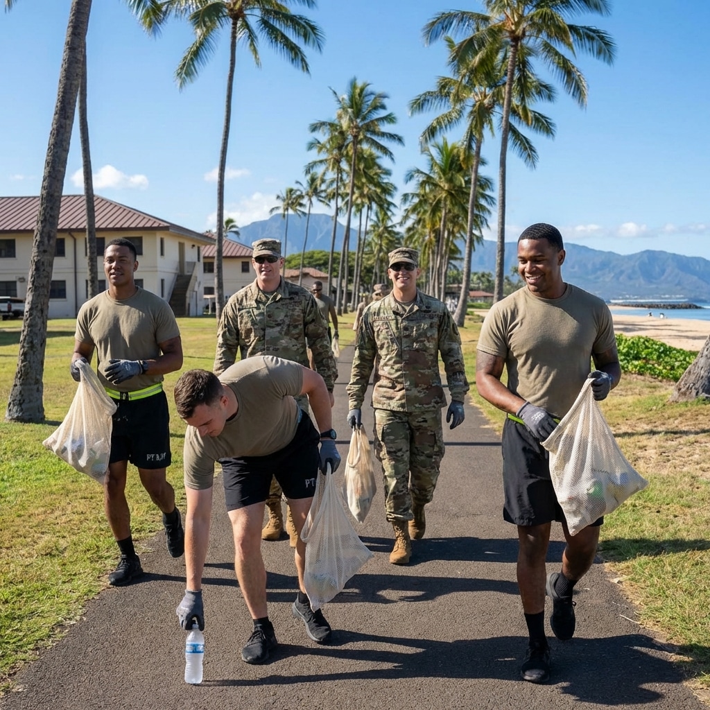 The Incredible New Fitness Trend: Plogging Hickam AFB