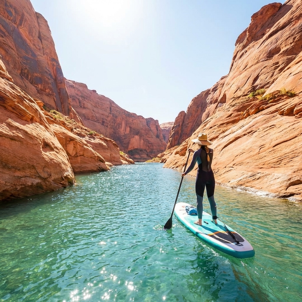An Exciting Adventure: Stand-Up Paddle Boarding Havasu Creek, Grand Canyon, Arizona