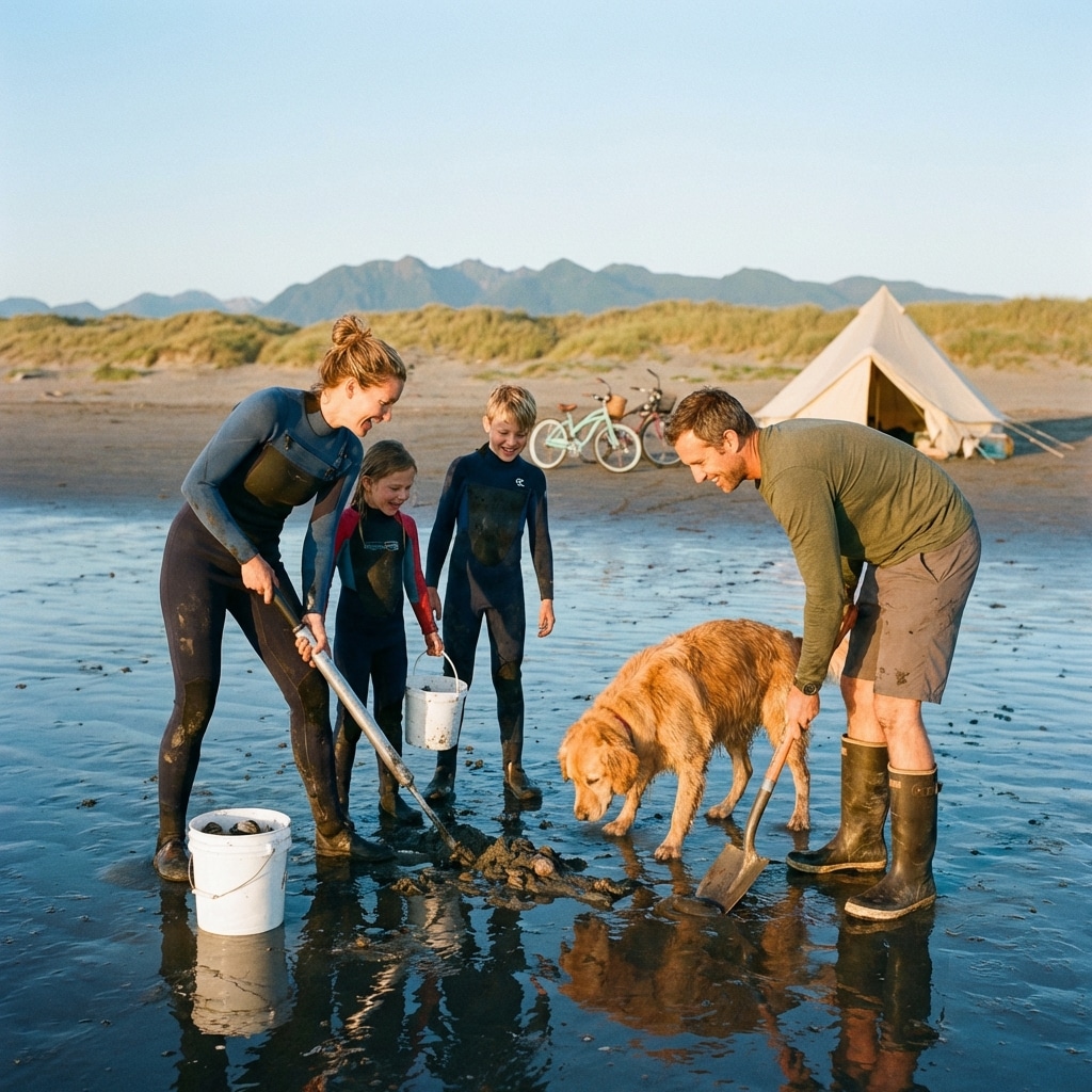 Discover the Joys of Clam Digging on Long Beach, Washington