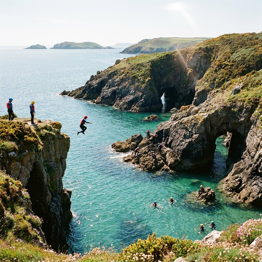 Discover the Thrill of Coasteering in St Davids, Wales