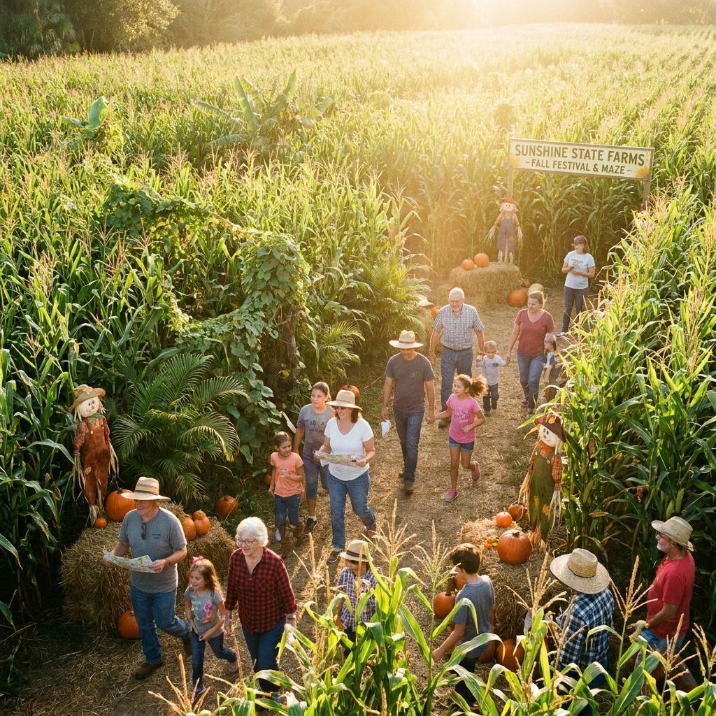 Exploring the Thrills of Corn Mazes in Florida