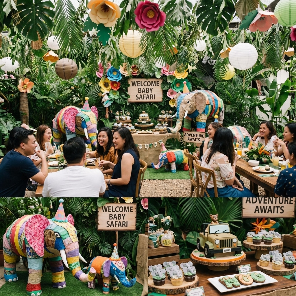 Planning the Perfect Elephant Safari Baby Shower