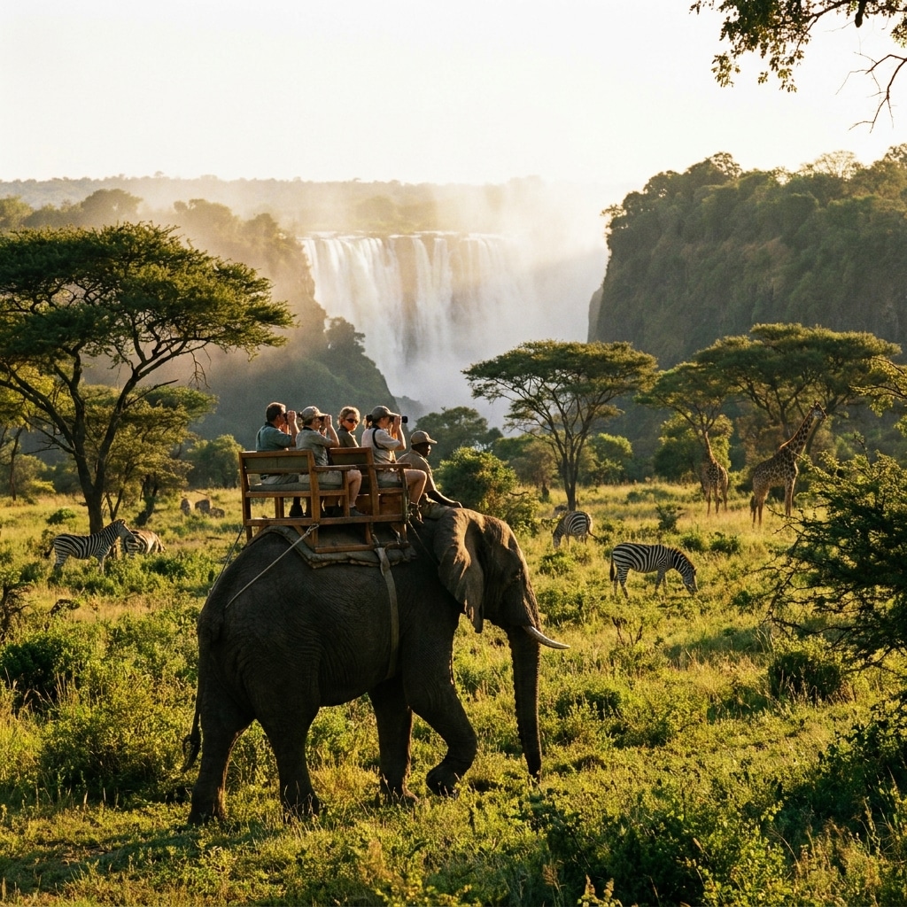 Discover the Majesty of Elephant Safari Camp Victoria Falls