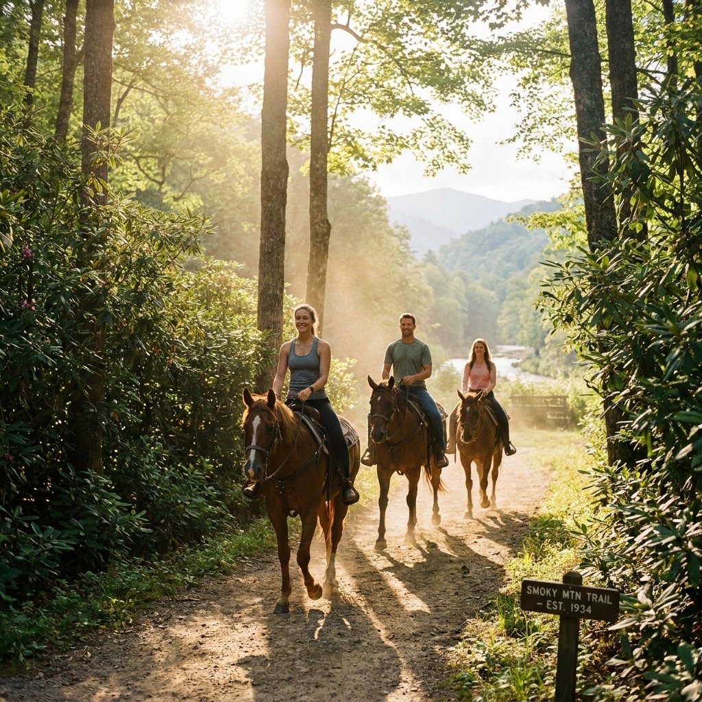 Experience the Majestic Beauty of Gatlinburg Through Horseback Riding