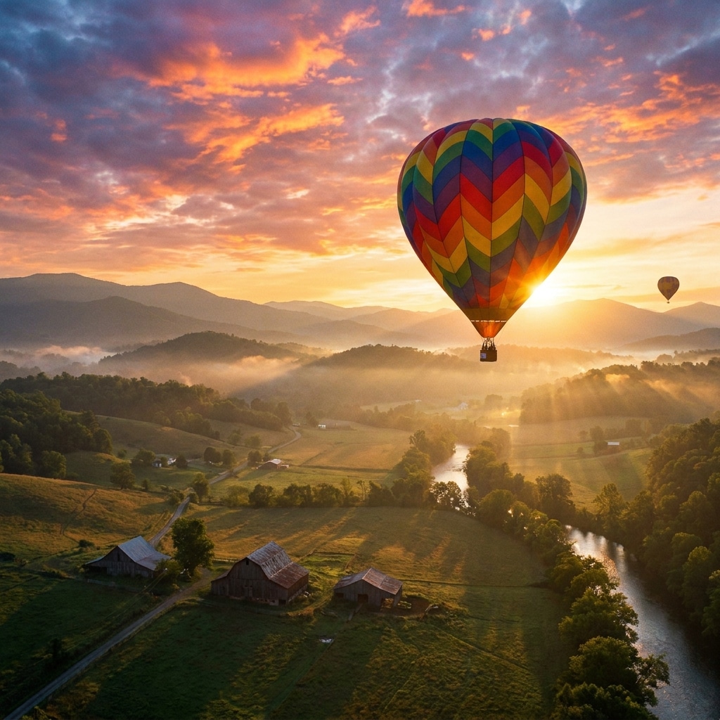 Soaring Above: The Thrills and Wonders of Hot Air Ballooning in North Carolina