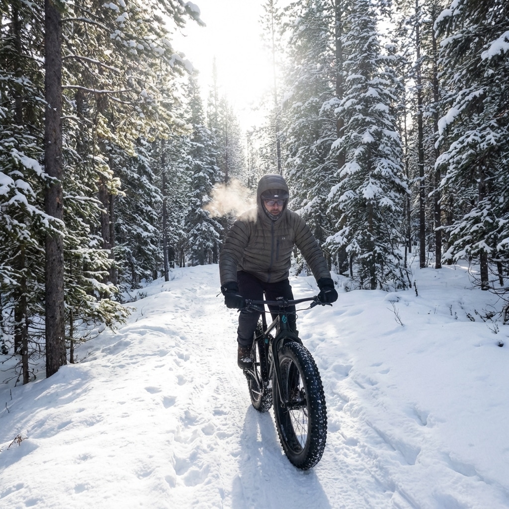 Embracing the Thrills and Challenges of Mountain Biking in Snow