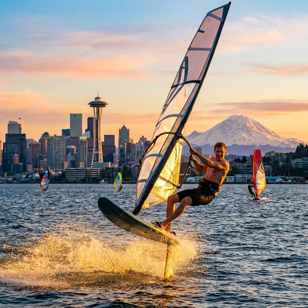 Catching The Wind: Windsurfing in Seattle